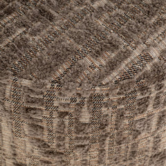 Hocker & Fußbank Lexie greige 45Ø - Richmond Interiors