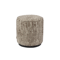 Hocker & Fußbank Lexie greige 45Ø - Richmond Interiors