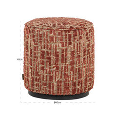 Pouffe & Footstool Lexie terra 45Ø - Richmond Interiors