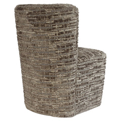 Dining chair Lorain greige on wheels - Richmond Interiors