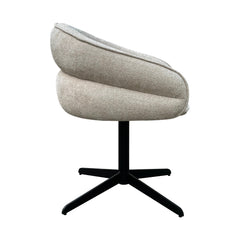 Eetkamerstoel Angelina cream unicorn swivel - Richmond Interiors