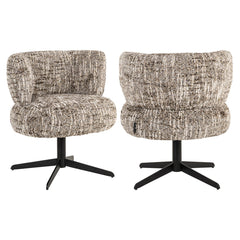 Eetkamerstoel Alexis brown omara swivel - Richmond Interiors