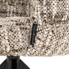 Esszimmerstuhl Serenity brown omara swivel fire retardant - Richmond Interiors