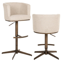 Bar stool Cheyenne biscotti swivel - Richmond Interiors