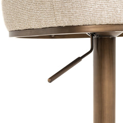 Bar stool Cheyenne biscotti swivel - Richmond Interiors