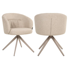 Eetkamerstoel Olivia biscotti swivel - Richmond Interiors