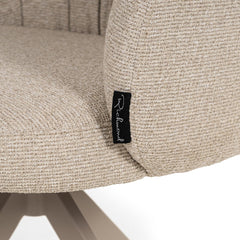 Eetkamerstoel Olivia biscotti swivel - Richmond Interiors