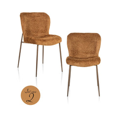 Eetkamerstoel Odarby cognac fusion (Set of 2) - Richmond Interiors