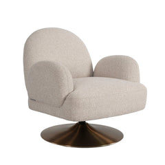 Lounge chair Kagney biscotti swivel - Richmond Interiors