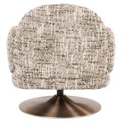 Lounge stoel Kagney brown omara swivel - Richmond Interiors