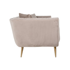 Sofa Huxley Khaki velvet / Brushed gold (Quartz Khaki 903) - Richmond Interiors