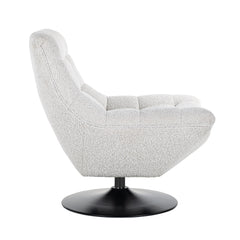 Draaifauteuil  Richelle White Bouclé fire retardant (Copenhagen 900 Bouclé White) - Richmond Interiors