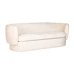 Couch Donatella white chenille fire retardant (FR-Bergen 900 white chenille) - Richmond Interiors