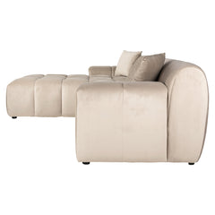 Sofa Cube 3-seater + lounge left (Quartz Khaki 903) - Richmond Interiors