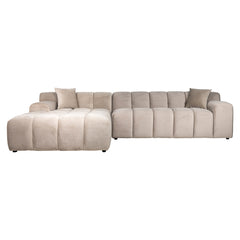 Sofa Cube 3-seater + lounge left (Quartz Khaki 903) - Richmond Interiors