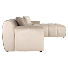 Couch Cube 3 Sitzer + Lounge Rechts (Quartz Khaki 903) - Richmond Interiors