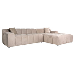 Couch Cube 3 Sitzer + Lounge Rechts (Quartz Khaki 903) - Richmond Interiors