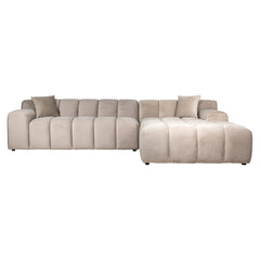 Couch Cube 3 Sitzer + Lounge Rechts (Quartz Khaki 903) - Richmond Interiors