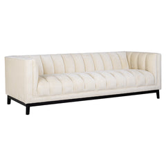 Sofa Beaudy white chenille fire retardant (FR-Bergen 900 white chenille) - Richmond Interiors