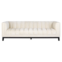 Sofa Beaudy white chenille fire retardant (FR-Bergen 900 white chenille) - Richmond Interiors