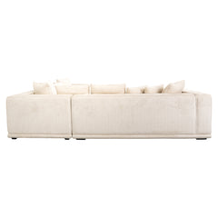 Ecksofa Lusso beige Chenille (Niagara 902 beige) - Richmond Interiors