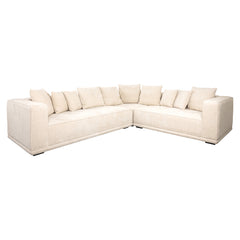 Ecksofa Lusso beige Chenille (Niagara 902 beige) - Richmond Interiors