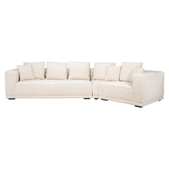 Sofa Lusso 4-seater beige chenille (Niagara 902 beige) - Richmond Interiors