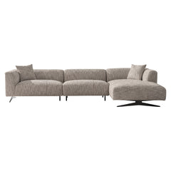 Sofa Hoxton 3-Sitzer + Lounge rechts (Be Trendy 01 Nature) - Richmond Interiors