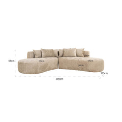 Sofa Cassie desert fusion 4-seater - Richmond Interiors