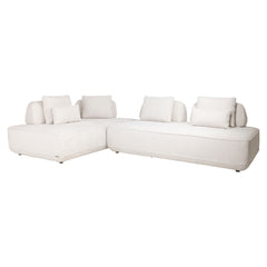 Bank Tudor met losse rugeleuning Macan Ivory - Richmond Interiors X Abitare Collection