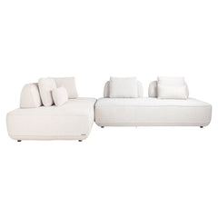 Bank Tudor met losse rugeleuning Macan Ivory - Richmond Interiors X Abitare Collection