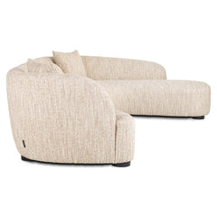 Sofa Pandora beige angora lounge right - Richmond Interiors