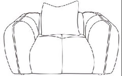 Lounge Stuhl Jezebel cream fancy - Richmond Interiors