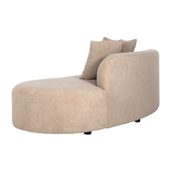 Sofa Grayson ottoman right sand furry|fully upholstered left (Himalaya 902 sand furry) - Richmond Interiors