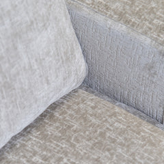 Sofa Pasha pearl island 3-seater + lounge right fully upholstered - Richmond Interiors