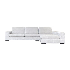 Sofa Pasha pearl island 3-seater + lounge right fully upholstered - Richmond Interiors