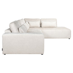 Sofa Lund cream fusion 3-seater + ottoman right - Richmond Interiors