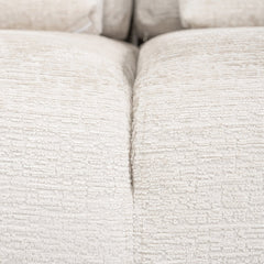 Sofa Lund cream fusion 3-seater + ottoman left - Richmond Interiors