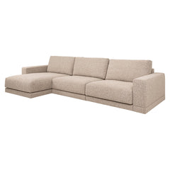 Sofa Trentino cayenne brown 3,5-seater + lounge left or right - Richmond Interiors