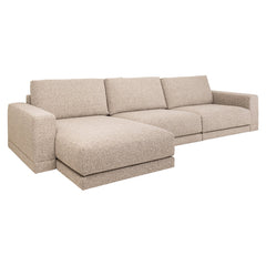 Sofa Trentino cayenne brown 3,5-seater + lounge left or right - Richmond Interiors