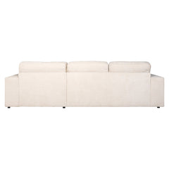 Sofa Santos 2,5-seater + lounge right beige niagara (Niagara 902 beige) - Richmond Interiors