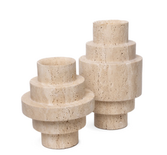 Travertine Agano Vase Set - Mooisa