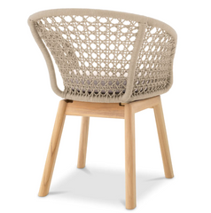 Trinity garden chair cream - Eichholtz