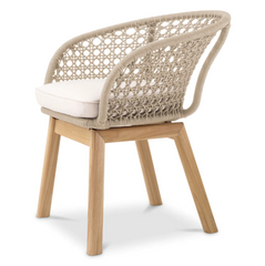 Trinity garden chair cream - Eichholtz