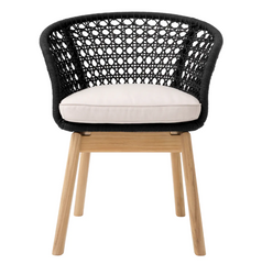 Trinity garden chair black - Eichholtz