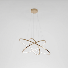 Halo ring 3 Ceiling Light Brushed Copper - The Grand Interior