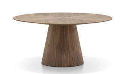 Amalfi ronde eettafel 160 cm walnut - The Grand Interior