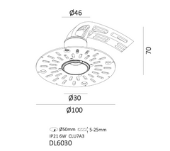 Lusso LED Spot 30 mm wit - The Grand Collection