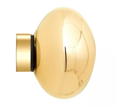Melt Mini wand- plafondlamp goud - Tom Dixon