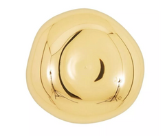Melt Mini wand- plafondlamp goud - Tom Dixon